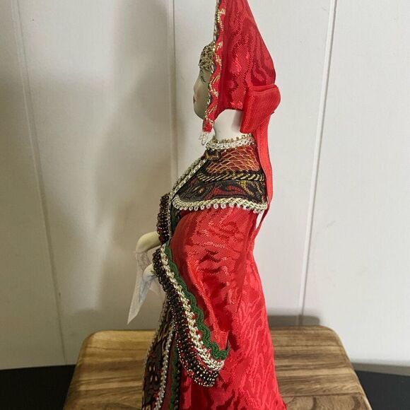 Vintage Antique 11" Russian Handmade Traditional Porcelain Folk Art Costume Doll - Picture 10 of 10